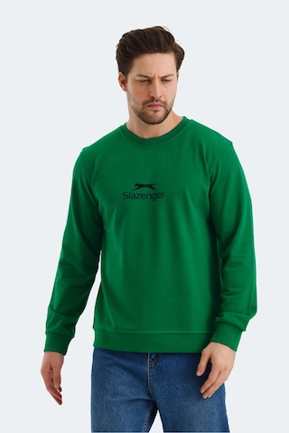 Slazenger Ortwın 2 Li Set Erkek Sweatshırt Beyaz - Yeşil