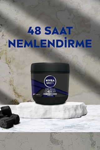 NIVEA Deep Impact Erkek El Ve Vücut Bakım Kremi 400 ML
