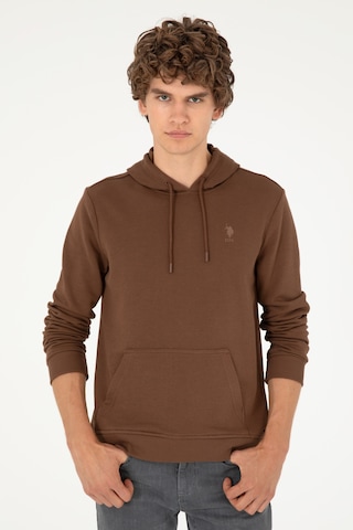 U.s. Polo Assn. Erkek Kahverengi Sweatshirt 50295167-vr029 Kahverengi
