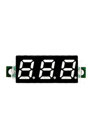 0.28 İnç 3.5-30v İki Kablolu Dc Kırmızı Voltmetre