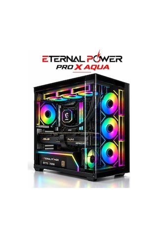 Eternal Power Amd Ryzen 7 9800x3d - Asus Proart Geforce Rtx 4080 16gb Oc - 32gb Ddr5 Ram - 1tb Nvme M.2 Ssd - Msı Mag Coreliquid 360mm Sıvı Soğutma Hazır Oyuncu Ve İş İstasyonu Bilgisayarı