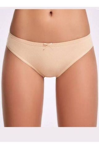 Fiyonklu Ten Kadın Bikini Külot 10 Adet 001