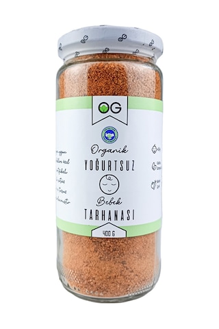 OG natural Organik Yoğurtsuz Bebek Tarhanası 400 G