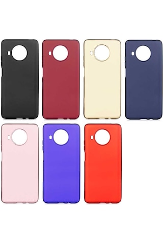 Ekılıf - Xiaomi Mi 10t Lite 5g Uyumlu Kılıf Mat Soft Premier Silikon Kapak - Siyah