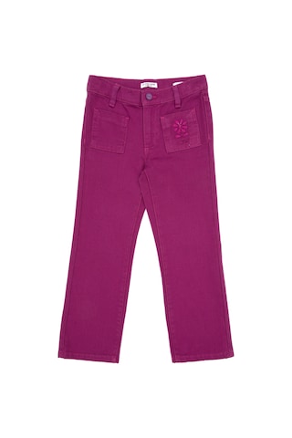 U.s. Polo Assn. Kız Çocuk Menekşe Pantolon Kanvas-chino 50314779-vr037 Menekse