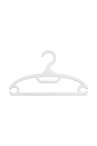 Gondol 24 Adet Çocuk Elbise Askısı Bebek Askısı G-93 Beyaz