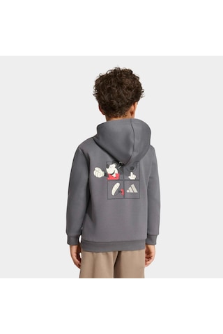 Adidas Mickey Mouse Future Icons Çocuk Gri Ceket Kg6124