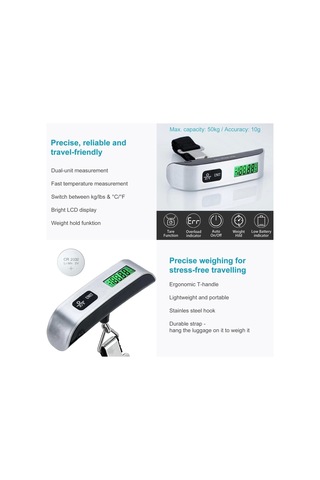 Elektronik El Bagaj - Valiz Tartısı , Bavul Kantarı Çok Renkli