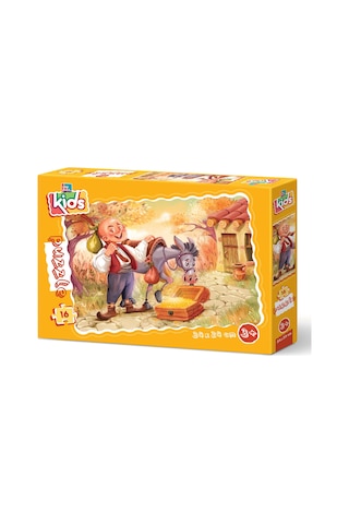 Yappuzz Keloğlan 16 Parça Çoçuk Puzzle