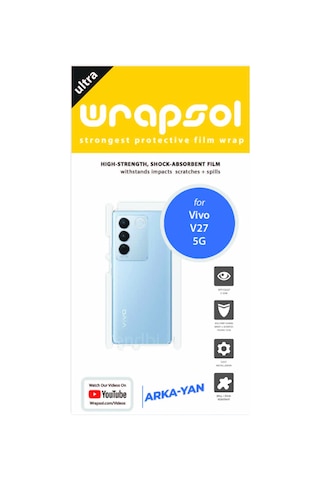 Vivo V27 5g Arka Ve Yan Kaplama Tam Kaplayan Poliüretan Film