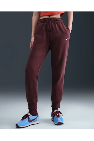 Nike Fz7626-652 Sportswear Phoenix Fleece Normal Belli Kadın Eşofman Altı - Bordo