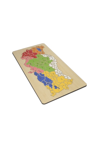 Capellawoodworks Türkiye Haritası Puzzle Yapboz