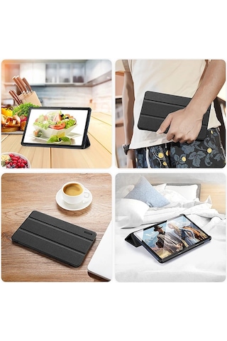 Dux Ducis Lenova Tab M10 10.6 Domo Series Premium Deri Kılıf- 5775 Arka Kapak