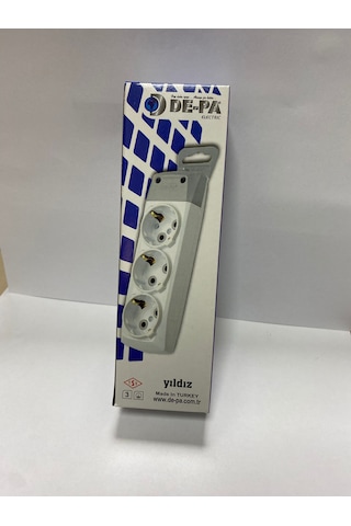 Depa 3'lü Grup Priz Topraklı