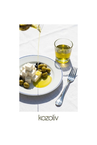 Kozoliv Soğuk Sıkım Naturel Sızma Zeytinyağı Teneke 5 L