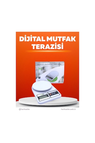 Pratik Tasarımıyla Dijital Mutfak Tartısı Diğer