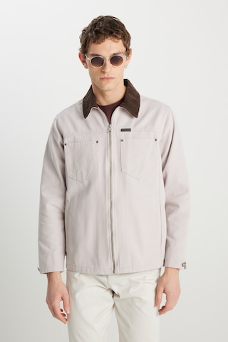 Wrangler %100 Pamuk Regular Fit Normal Kesim Kadife Yaka Gri Ceket Gray-w2510266035