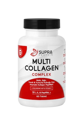 Supra Protein Multi Kolajen Complex Takviye Edici Gıda 60 Tablet