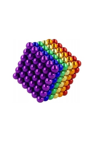 No Name Renkli Manyetik Mıknatıs Toplar 5Mm 216 Adet Neocube Neo Cube Küp