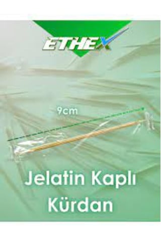Ethex Jelatinli Bambu Kürdan 500 Lü X 50 Paket 1 Koli