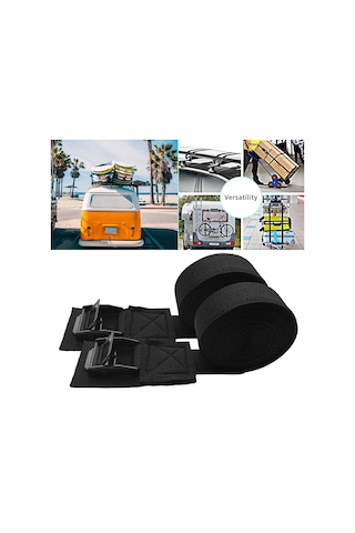 Lemestar "dayanıklı Nylon Bağlama Kayışı - 600lb Kapasiteli, Motosiklet, Bagaj, Sörf Tahtası İçin"
