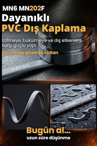 Mn6 Mn202f Telefon Hat Kablosu 100 Metre/bakır Tel-diş Mekan/kutu Modem Dsl Adsl Vdsl Kablosu/4'lü-flat 100 Metre