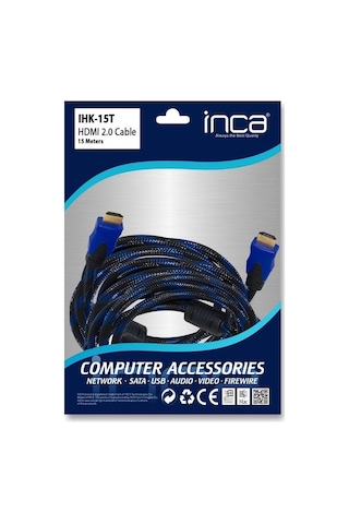 Inca Ihk-15t 2.0 15mt Hdmı Kablo 18 Gbps 4k& 2k & Full Hd Kdo