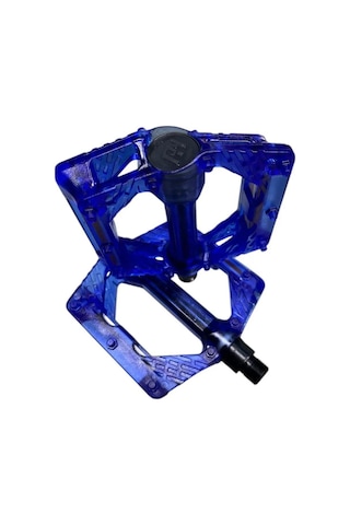 Bike Sky Evo Şeffaf Renkli Platform Geniş Pedal Platform Bisiklet Pedalı Reflektörlü