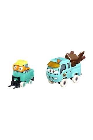 Disney Pixar Cars 2'li Sarah Cogs&noriyuki Dxv99 Hhv09 Lisanslı Ürün