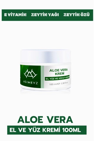 Asimeyz Nemlendirici ve Yatıştırıcı Aloe Vera Krem 100 ML