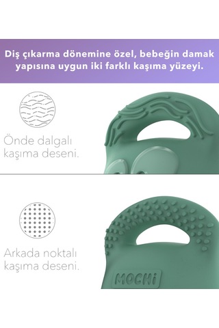 Mochi Diş Kaşıyıcı Yeşil Diğer