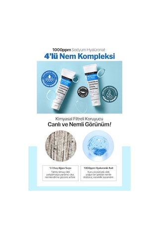 Derma Factory Su Bazlı Nemlendirici Güneş Kremi Derma Factory Fresh Aqua Sun Cream SPF 50+ PA++++