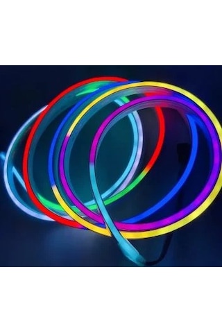Noas 12 Volt 6x12 Mm Neon Rgb Led 5 Mt