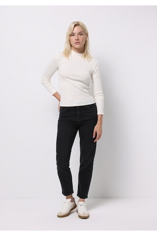 Colins Slim Fit Yarım Balıkçı Yaka Düz Kadın Beyaz Tişört Cl1076035 Q1.v2 Ofw Beyaz