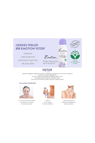 2 Adet Floral Kadın Deodorant Sprey 150 ml
