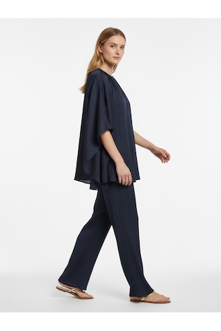 Xint Lacivert Formunu Koruyan Oversize Pantolon 201328