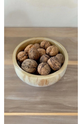 El Yapımı Kayın Ağacı Ahşap Kase