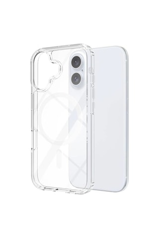 İphone Uyumlu 16 Kılıf Magsafe Şarj Özellikli Şeffaf Sert Pc Redclick Embos Kapak