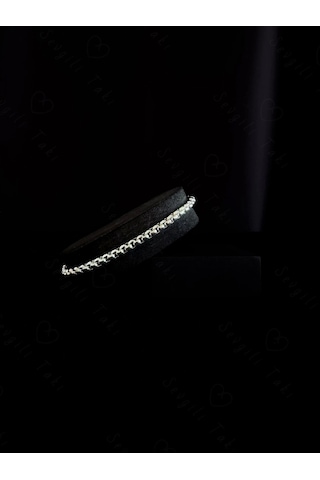 Köşeli Çelik Zincir Bileklik Kuzey Serisi Gümüş