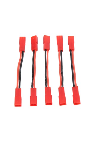 Geekyou Rc Jst Female-jst Female Adaptör Kablosu 22awg, 5cm Uzunluk, Plastik-bakır Malzeme, 5 Adet, Motor Esc Dönüştürme İçin Güvenli Bağlantı