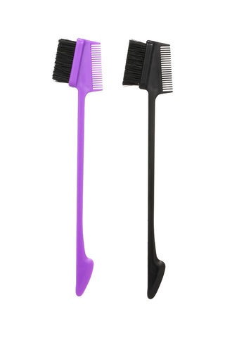 Qingmipy "çift Uçlu Kaş Ve Kirpik Fırçası - Çok Amaçlı Saç Şekillendirme Aracı"