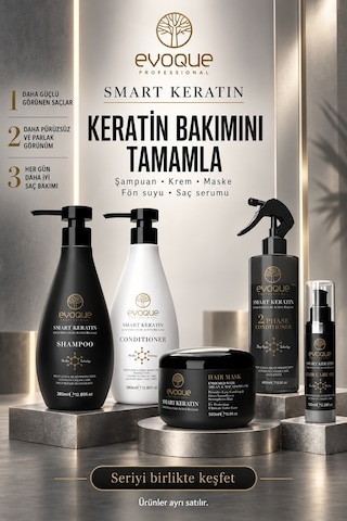 Evoque Smart Keratin Saç Kremi 1 L