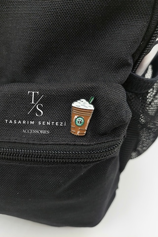Rozet Takı Aksesuar Kahve Starbuck Coffee Java Chip Chocolate Çok Renkli
