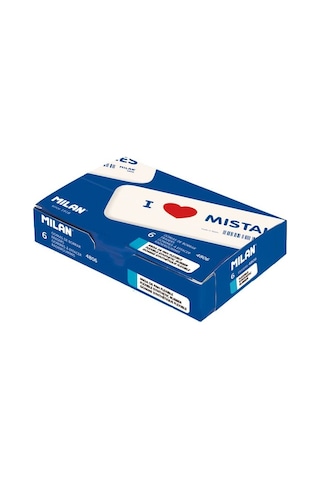 Milan Cnm4806 Esnek Sentetik Silgi I Love Mıstakes - 6 Adet