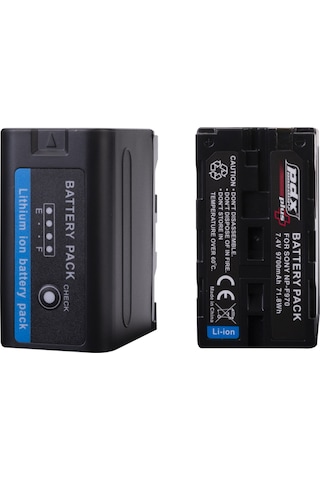 Pdx NP-F970 Batarya Pil 9700Mah Mc1000 Mc1500 Mc2000 Mc2500 Hdv