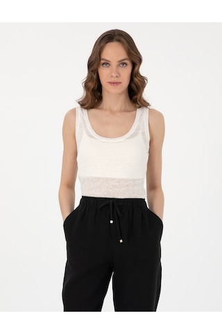 Pierre Cardin Kadın Ekru Bluz Örme 50306235-vr019