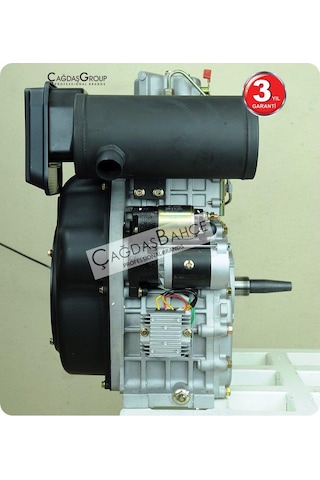 Goldmoto Gm1100F-G1A Dizel Motor 15Hp Marşlı Krank Mili Konik