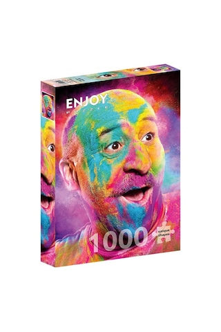 Enjoy 1000 Parça Rengarenk Yüz İfadesi Puzzle