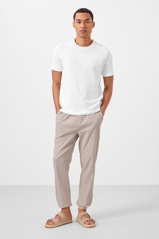 Tommylife Taş Standart Fit Dokuma Hafif Esnek Chino Erkek Pantolon - 82176 Taş