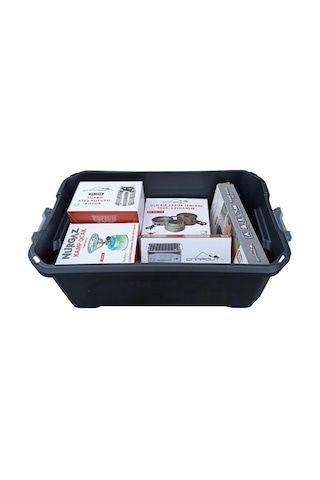 Kamp Malzemeleri Düzenleyici Organizer Set 30 Litre X 4 Adet Siyah